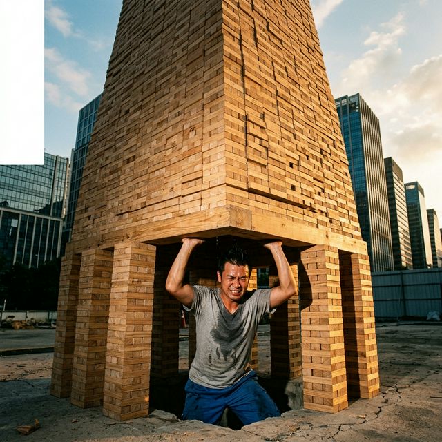 Jenga Skyscraper